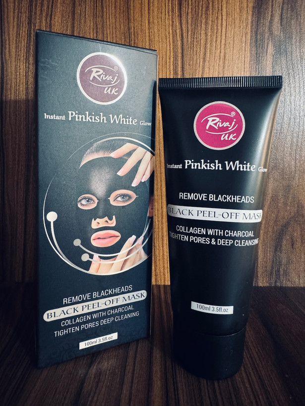 ماسک ذغال لایه بردار و شفاف کننده صورت ریواج rivaj