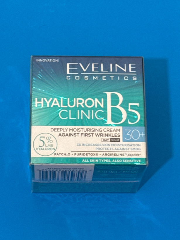 کرم مرطوب کننده و آبرسان هیارنولیک اسید ۳۰+ اولاین EVELINE